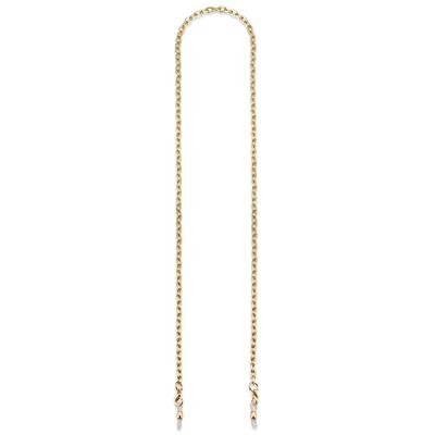 Brillenkette BRUNO BANANI "Schmuck Geschenk - Perfekt zu Brille und Sonnenbrille", gold (gelbgoldfarben), Tragebänder, DamenL:75cm, Aluminium, Messing, Silikon, als Maskenkette tragbar, L:75cm Image