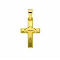 Kette mit Anhänger ADELIA´S "333 Gold Kreuz Anhänger" Halsketten Gr. Gelbgold 333, goldfarben (gold) Damen Ketten mit Anhänger