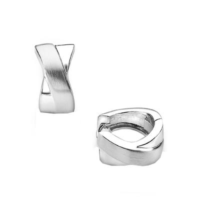 Paar Creolen AMOR "9906369", silber (silber, 925), Ohrringe, Damen, Silber 925 (Sterlingsilber) Image