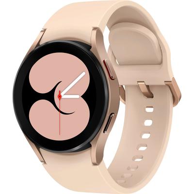 Smartwatch SAMSUNG "Galaxy Watch 4-40mm LTE" Smartwatches rosa (pink gold) Fitness-Tracker