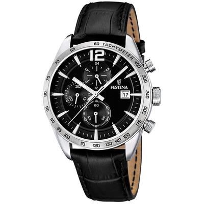 Chronograph FESTINA "F16760/4" Armbanduhren schwarz Herren Quarzuhren