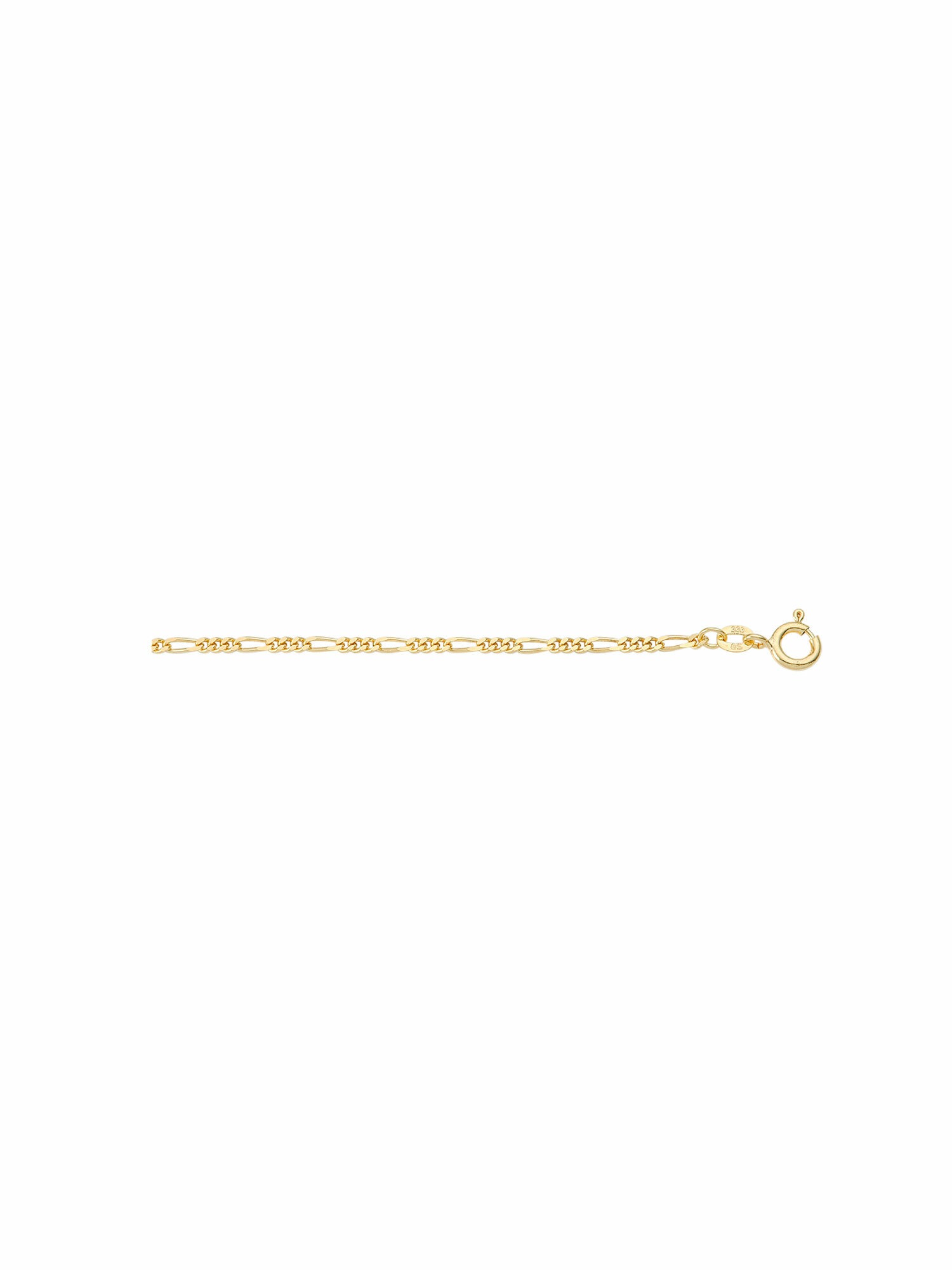Goldkette ADELIA´S "Damen 585 Gold Figaro Halskette Ø 1,8 mm", gold, Halsketten, Damen, 45, Gelbgold 585 Gold, Gelbgold 585, Gold, Goldkette, Goldschmuck für Damen