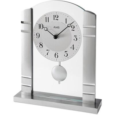 Pendeltischuhr AMS "T1118", silber (silberfarben), Tischuhren Image