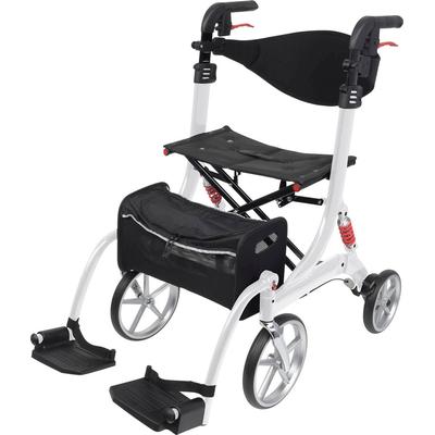 Rollator BESCOMEDICAL "Spring Small Vario", weiß (polarweiß), RollatorenB:59,5cm H:83cm T:81cm, Größe S (Sitzhöhe 52cm),