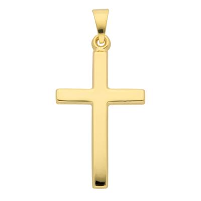 Ketten-Anhänger ADELIA´S "333 Gold Kreuz Anhänger", gold, Schmuckanhänger, Damen, Gelbgold 333, Goldschmuck für Damen & 