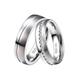 Trauring DOOSTI "Schmuck Geschenk Edelstahl Ehering Partnerring LIEBE" Fingerringe Gr. 52, ohne Zirkonia, Edelstahl, 6 mm, silberfarben (edelstahlfarben) Trauringe