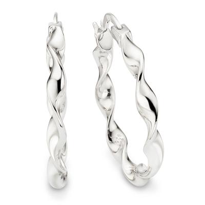 Paar Creolen BRUNO BANANI "Schmuck Geschenk Silber 925 Ohrschmuck Ohrringe", silber (silberfarben), Ohrringe, Damen, Silber 925 (Sterlingsilber) Image