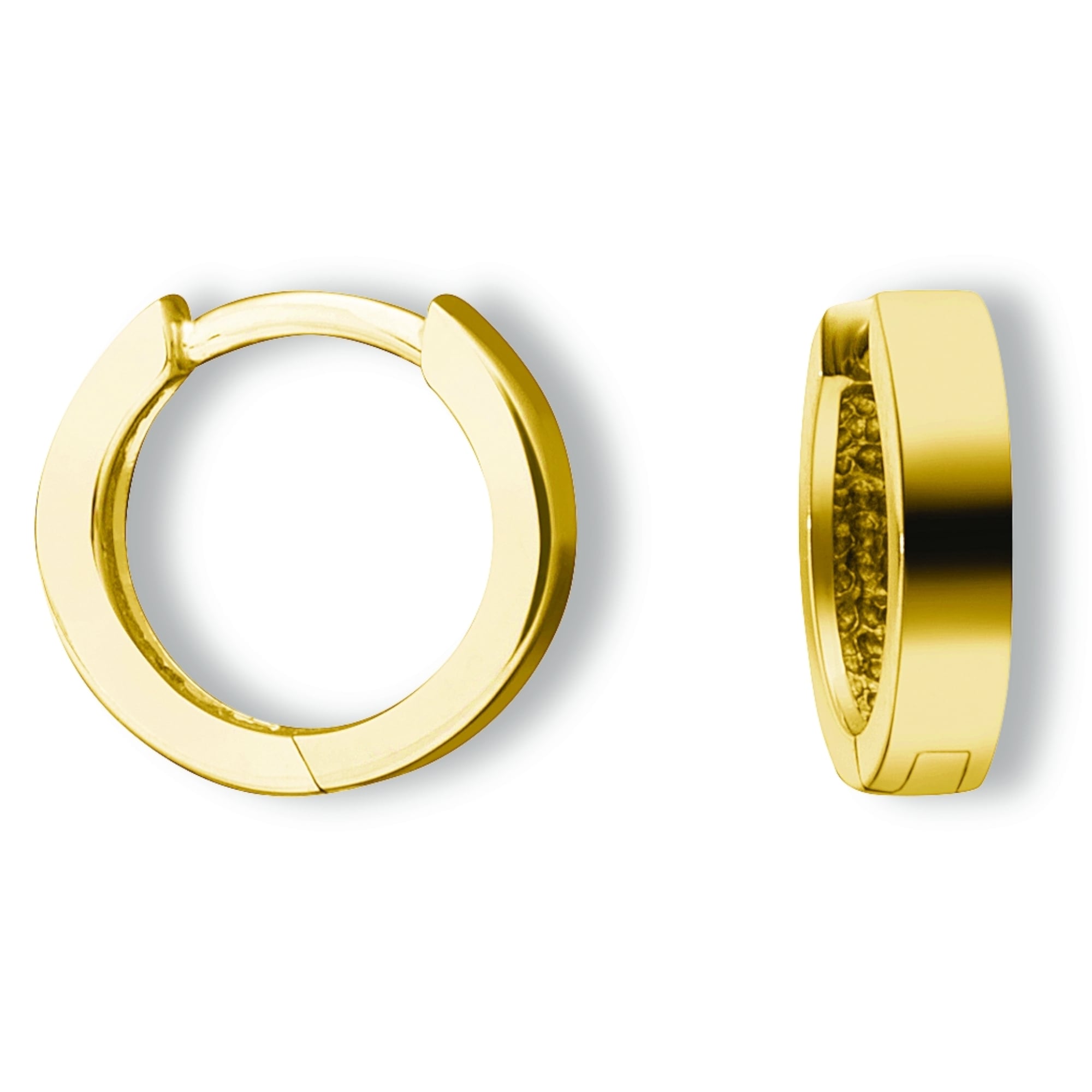 Paar Creolen ONE ELEMENT "Ohrringe Creolen aus 585 Gelbgold Ø 12,0 x 2,0 mm", gold, Ohrringe, Damen, Damen, Gelbgold 585 Gold, Gelbgold 585, Gold, Schlicht & schön – dezente Eleganz für jeden Tag