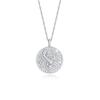 Kette mit Anhänger ELLI "Sternzeichen Skorpion Zodiac Münze 925 Silber", silber, Halsketten, Damen, 45, ohne Stein, Silber 925 (Sterlingsilber), L: 45cm