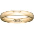 Partnerring XENOX "Geschenk "LIEBE" Xenox & Friends, X2306" Fingerringe Gr. 60, Edelstahl, 3 mm, goldfarben Freundschaftsringe