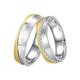 Trauring DOOSTI "Schmuck Geschenk Edelstahl Ehering Partnerring LIEBE" Fingerringe Gr. 70, ohne Zirkonia, Edelstahl, 6 mm, goldfarben (edelstahlfarben, gelbgoldfarben) Trauringe