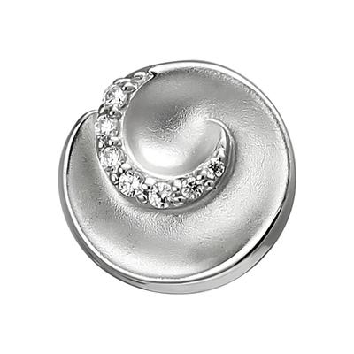 Ketten-Anhänger JOBO "Anhänger mit 7 Zirkonia", silber (silber 925, weiß), Schmuckanhänger, Damen, Silber 925 (Sterlings