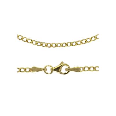 Panzerkette FIRETTI "Schmuck Geschenk Gold 333 oder 585 Collierkette in mehreren Breiten" Gr. 50, gold (gelbgoldfarben), Halsketten, Damen, 50, Gelbgold 585, B: 2,3mm, Panzerkette, Made in Germany, B:2,3mm Image