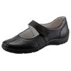 Klettschuh WALDLÄUFER "HENNI", Damen, Gr. 6 (39), schwarz, Nappaleder, sportlich, Schuhe, Spangenschuh, Komfortschuh in komfortabler Schuhweite H (=sehr weit)