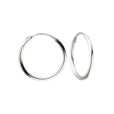 Paar Creolen JOBO "Ohrringe 19 mm", silber (silber 925), Ohrringe, Damen, Silber 925 (Sterlingsilber), 925 Silber Image