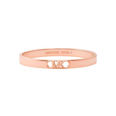 Armreif MICHAEL KORS "PREMIUM, EMPIRE, OVAL, MKJ828700", rosa (roségoldfarben), Armbänder, Damen, Messing Image