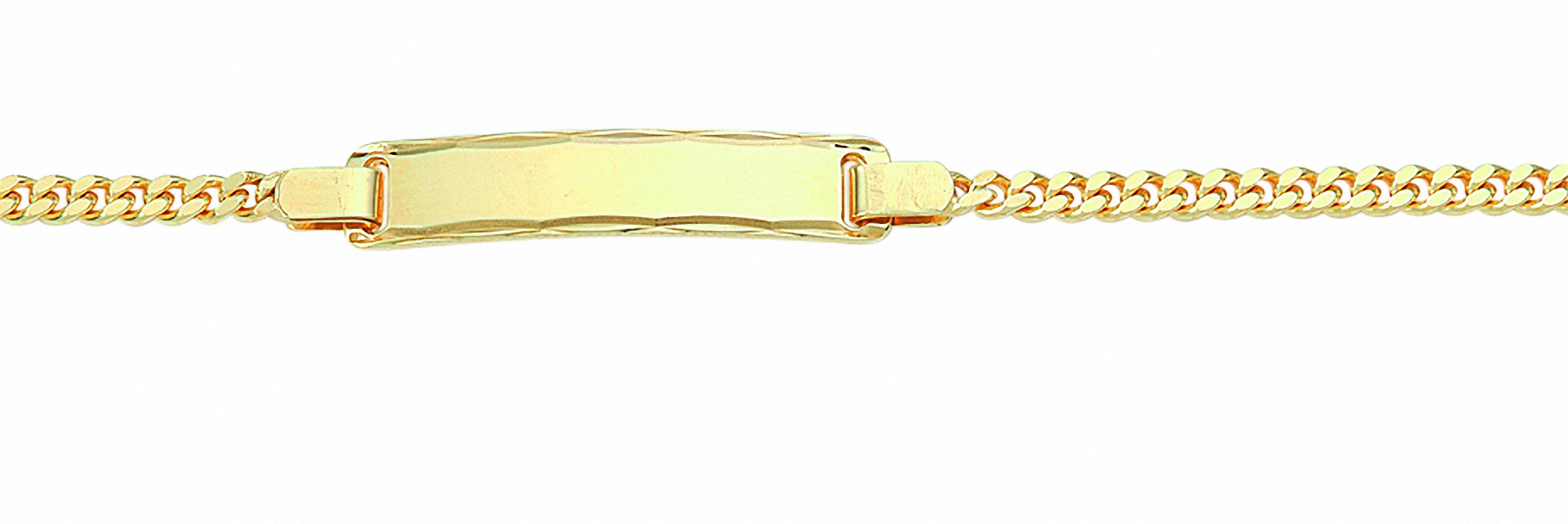 Goldarmband ADELIA´S "Damen Goldschmuck 333 Gold Flach Panzer Armband 18,5 cm", gold, Armbänder, Damen, 18,5, Gold, Goldarmband, 333 Gold Goldschmuck für Damen