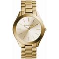 Quarzuhr MICHAEL KORS "SLIM RUNWAY, MK3179" Armbanduhren goldfarben Damen Quarzuhren