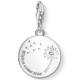 Charm-Einhänger THOMAS SABO "Pusteblume WISHES COME TRUE, 1457-051-21" Charms bunt (silberfarben, weiß, weiß) Damen Charms Anhänger