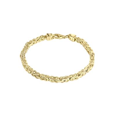 Armband FIRETTI "Schmuck Geschenk Silber 925 Armschmuck Armband Königskette" Gr. 21, gold (gelbgoldfarben), Armbänder, H