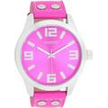 Quarzuhr OOZOO "C1074" Armbanduhren pink Damen Quarzuhren