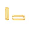 Paar Creolen JOOP "2035036", gold (gelbgoldfarben), Ohrringe, Damen, Edelstahl
