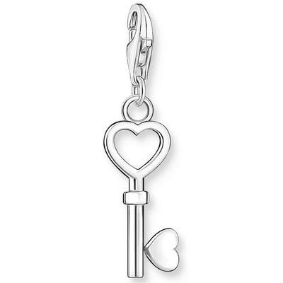 Charm-Einhänger THOMAS SABO "Schlüssel, 0888-001-12", silber (silberfarben), Charms, Damen, Silber 925 (Sterlingsilber)