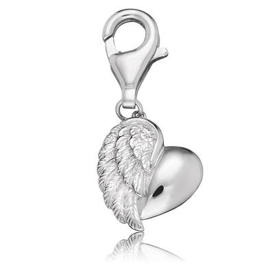 Charm-Einhänger ENGELSRUFER "CHARM HERZFLÜGEL, ERC-HEARTWING", silber (silber, 925), Charms, Damen, Silber 925 (Sterlingsilber) Image