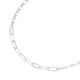 Collier SMART JEWEL "längliche ovale Glieder, Silber 925" Halsketten Gr. 47 cm, Silber 925 (Sterlingsilber), silberfarben (silber) Damen Colliers