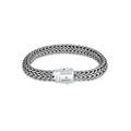 Armband KUZZOI "Gliederarmband Basic Cool unisex 925 Silber" Armbänder Gr. 21 cm, ohne Stein, Silber 925 (Sterlingsilber), silberfarben (silber) Herren Armbänder