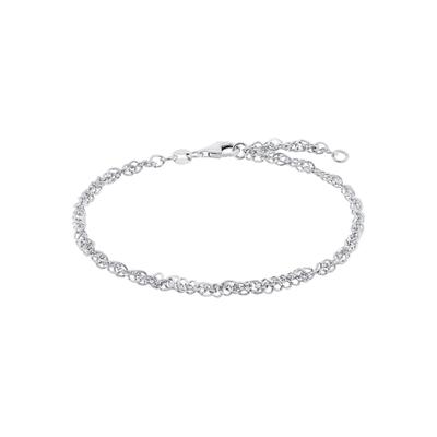 Fußkette AMOR "Silver Anklet 2017460", silber (silberfarben), Fußkettchen, Silber 925 (Sterlingsilber)