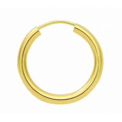 Paar Creolen ADELIA´S "Damen Goldschmuck 1 Paar 585 Gold Ohrringe / Creolen Ø 20 mm", gold, Ohrringe, Damen, Damen, Gelb