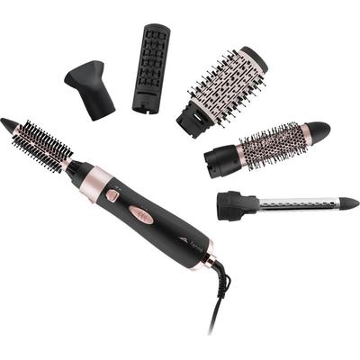 Multihaarstyler ETA "Fenite Black Edition ETA532190010" pink 5 zusätzliche Aufsätze für den perfekten Look