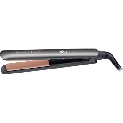 Glätteisen REMINGTON "Keratin Protect, S8598, Haarglätter" grau (grau / rosé) 3 x mehr SchutzHitzeschutzsensor,haarschonend