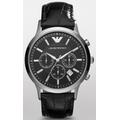 Chronograph EMPORIO ARMANI "AR2447" Armbanduhren schwarz Herren Quarzuhren