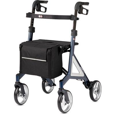 Rollator BISCHOFF & "Alevo Alu Rollator" Rollatoren blau (nachtblau) faltbar - für drinnen und draußen, mit stabilem Sitz, Sitzhöhe 51 cm