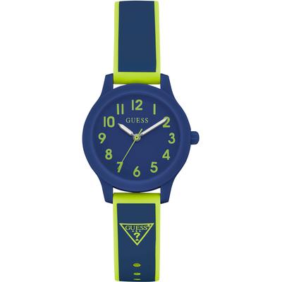 Quarzuhr GUESS "JESSE, GK0002G1" Armbanduhren blau (blau, grün) Kinder Kinderuhren