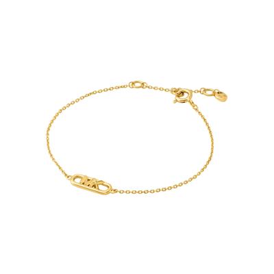 Armband MICHAEL KORS "PREMIUM, OVAL, MKC164100", gold (gelbgoldfarben), Armbänder, Damen, Silber 925 (Sterlingsilber)