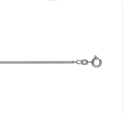 Goldkette ONE ELEMENT "Halskette aus 333 Weißgold Ø 1,4 mm" Gr. 40, silber, Halsketten, Damen, 40, Weißgold 333-Gold, Weißgold 333, Gold, ein ausdrucksstarkes Schmuckstück für jeden Anlass Image