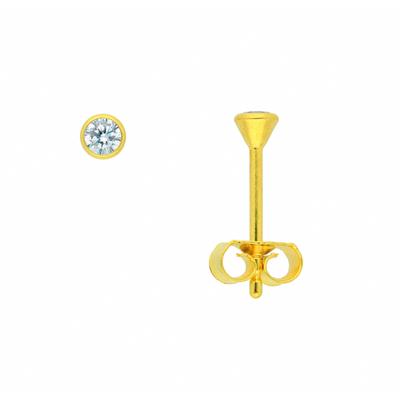 Paar Ohrhänger ADELIA´S "Damen Goldschmuck", gold, Ohrringe, Damen, Damen, Gelbgold 585, 585 Gold mit Zirkonia Goldschmu