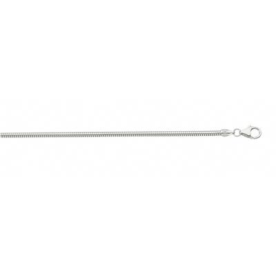 Silberkette ADELIA´S "Damen 925 Silber Schlangen Halskette Ø 1 mm", silber, Halsketten, Damen, 42, Silber 925 (Sterlingsilber), Silberschmuck für Damen Image