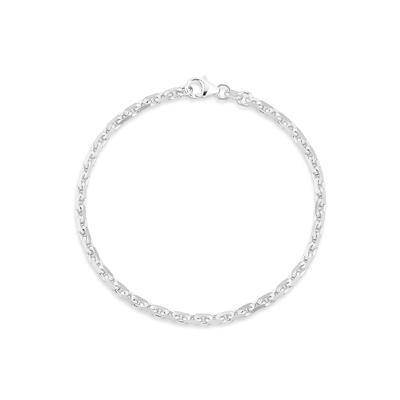 Armband FIRETTI "Schmuck Geschenk Silber 925 Armschmuck Armkette Ankerkette Infinity" Gr. 21, silber (silberfarben), Armbänder, Herren, 21, Silber 925 (Sterlingsilber), Made in Germany Image