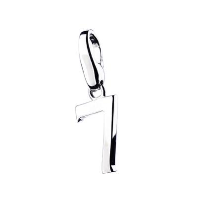 Charm-Einhänger "Zahl 7, Silber 925", silber, GIORGIO MARTELLO MILANO, Charms, Damen, Silber 925 (Sterlingsilber) Image