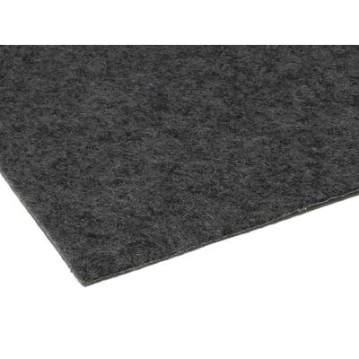 Läufer "PODIUM, Made in Belgium", grau (anthrazit), B:200cm H:2,6mm L:2300cm, Polypropylen (PP), PRIMAFLOR-IDEEN IN TEXTIL, Teppiche, Breite 200 cm, Nadelfilz, Uni-Farben, ideal für Veranstaltungen Image