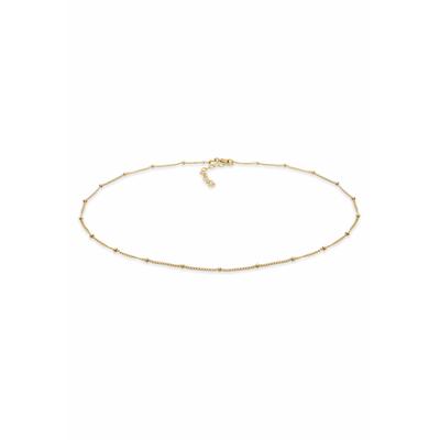 Kette ohne Anhänger ELLI "Choker Kugelkette Basic Trend 925 Silber" Gr. 36, gold, Halsketten, Damen, 36, ohne Stein, Silber 925 (Sterlingsilber), L: 36cm Image