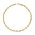 Collier VIVANCE "bicolor" Halsketten Gr. Gelbgold 375, gelb (gelbgold 375) Damen Colliers