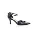 Worthington Heels: Pumps Stiletto Feminine Black Print Shoes - Women's Size 9 - Pointed Toe