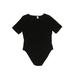 Divided by H&M Bodysuit: Black Print Tops - Women's Size Large