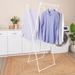 Rebrilliant Nashalie Metal Freestanding Coat Rack Metal in White | 61.18 H x 22.82 W x 21.26 D in | Wayfair 9B72B3A391CD42159B7AF81D4F5074C6