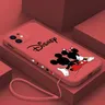 Coque de téléphone Mickey Minnies avec vue arrière coque en silicone Dischambres veq iPhone 15 14